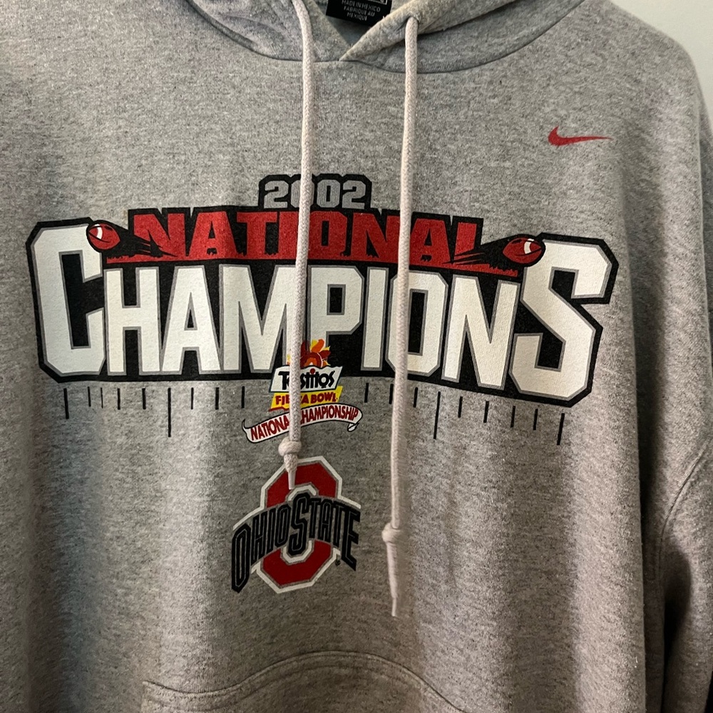 Vintage Nike Ohio State 2002 Champions Hoodie